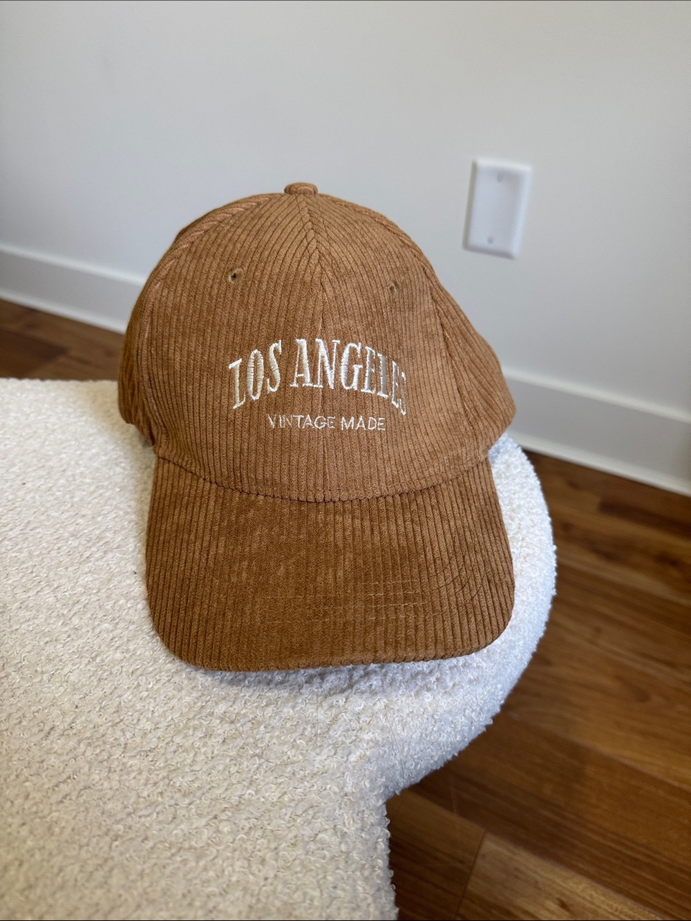 Los Angeles Corduroy Baseball Cap - Tan